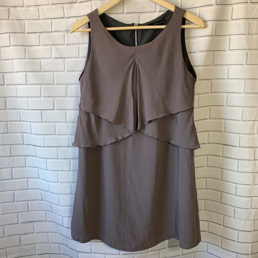 Maldita Khaki Layered Dress Size L‎